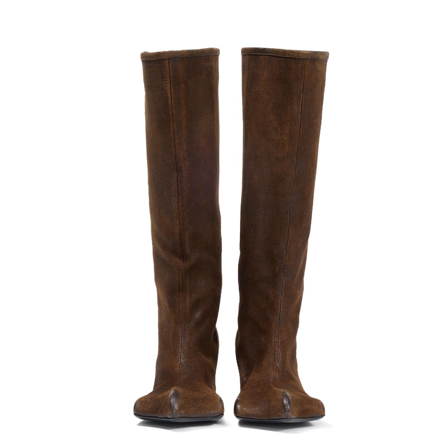 DRAGO WIDE-CALF BOOTS VINTAGE BROWN