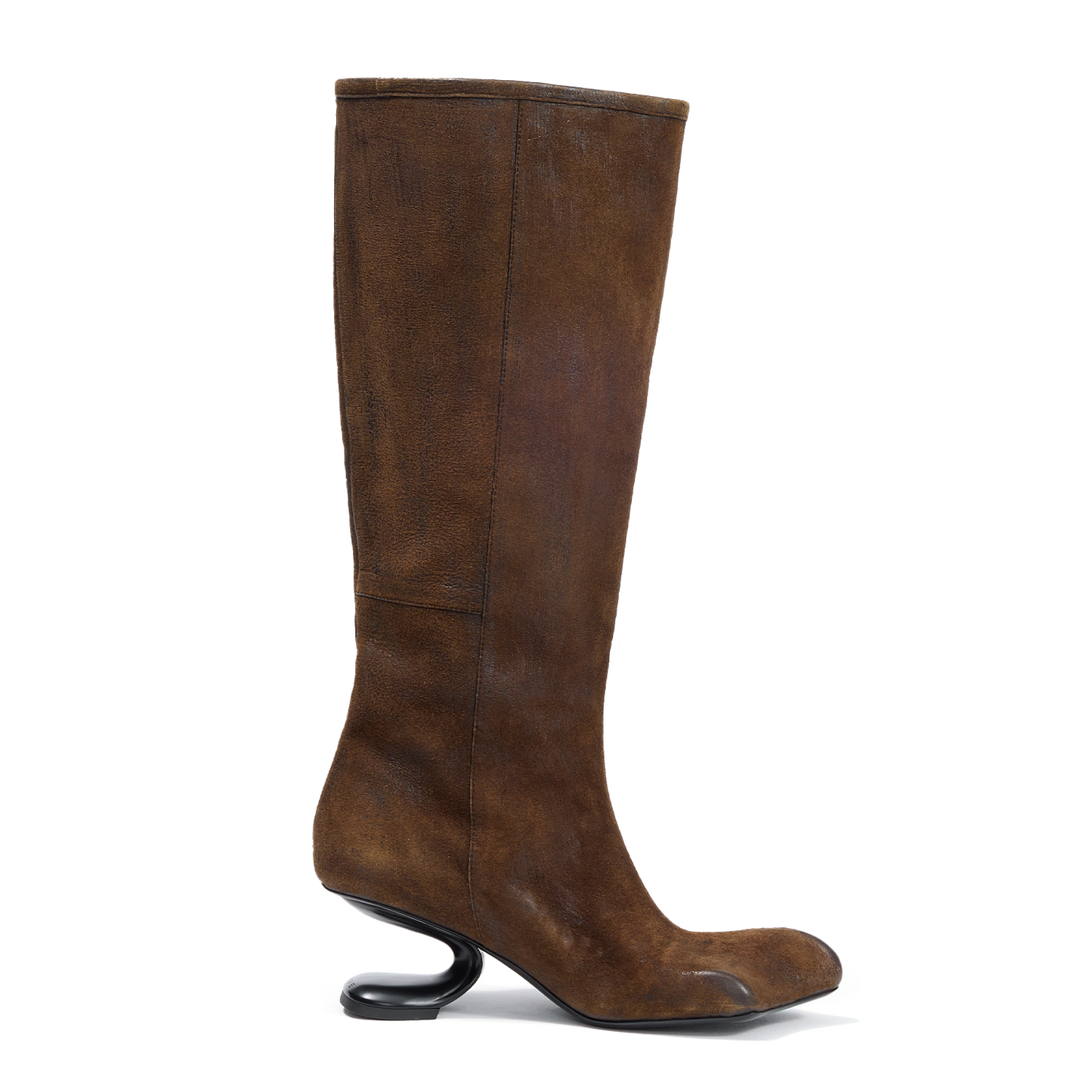DRAGO WIDE-CALF BOOTS VINTAGE BROWN