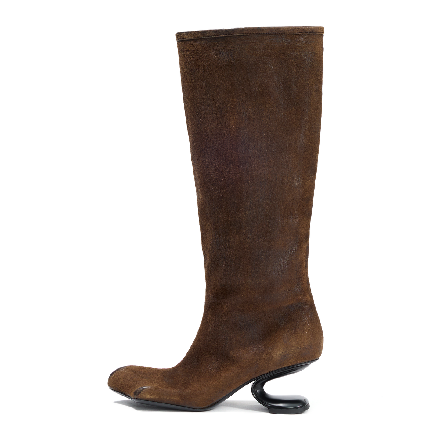 DRAGO WIDE-CALF BOOTS VINTAGE BROWN