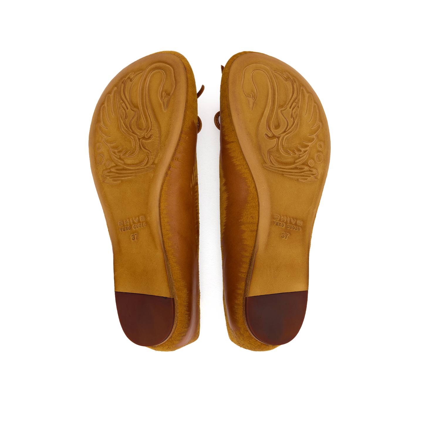 BAGGY BALLET FLATS SCRATCH YELLOW