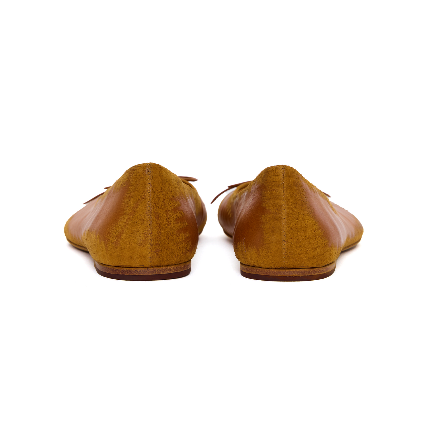 BAGGY BALLET FLATS SCRATCH YELLOW