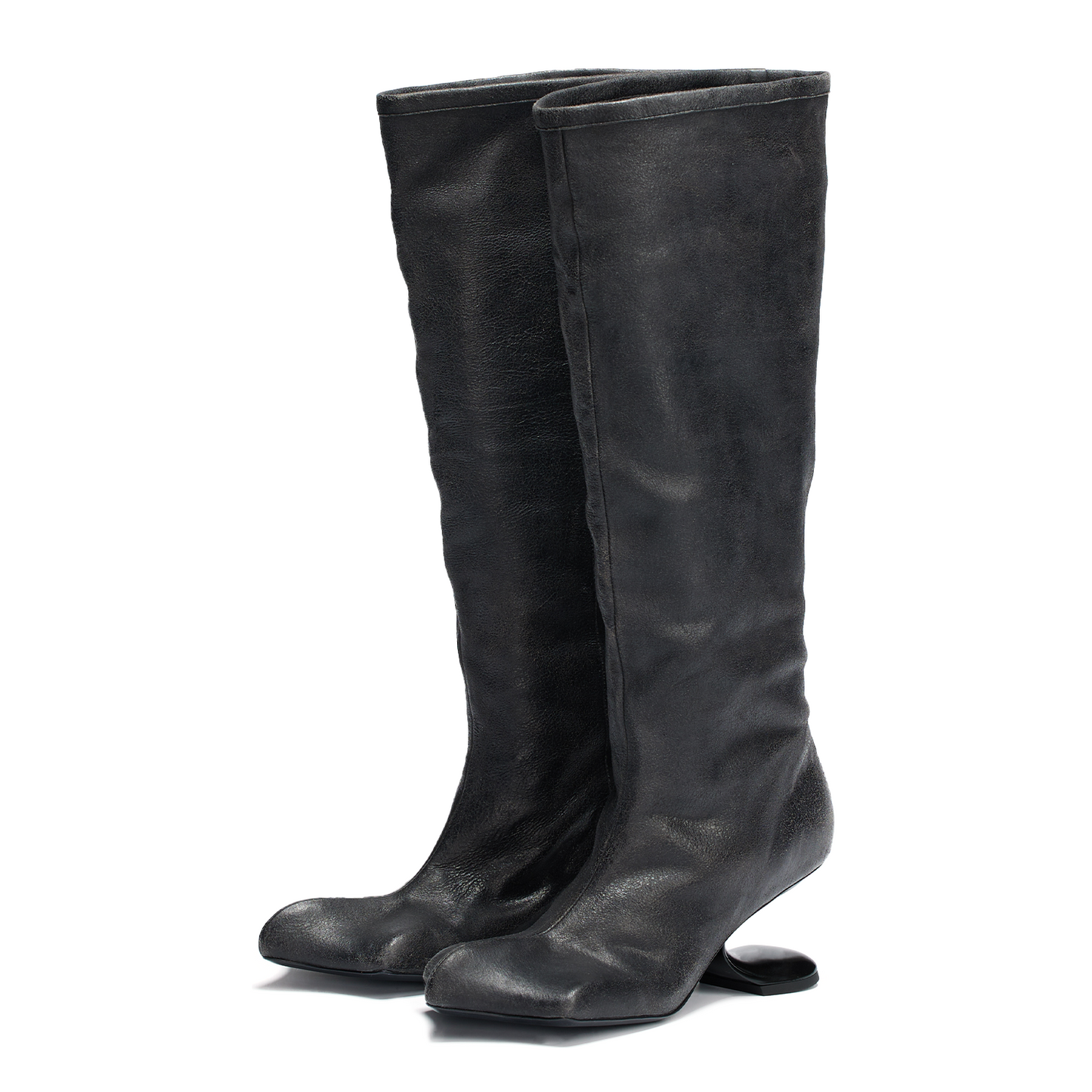 DRAGO WIDE-CALF BOOTS VINTAGE BLACK