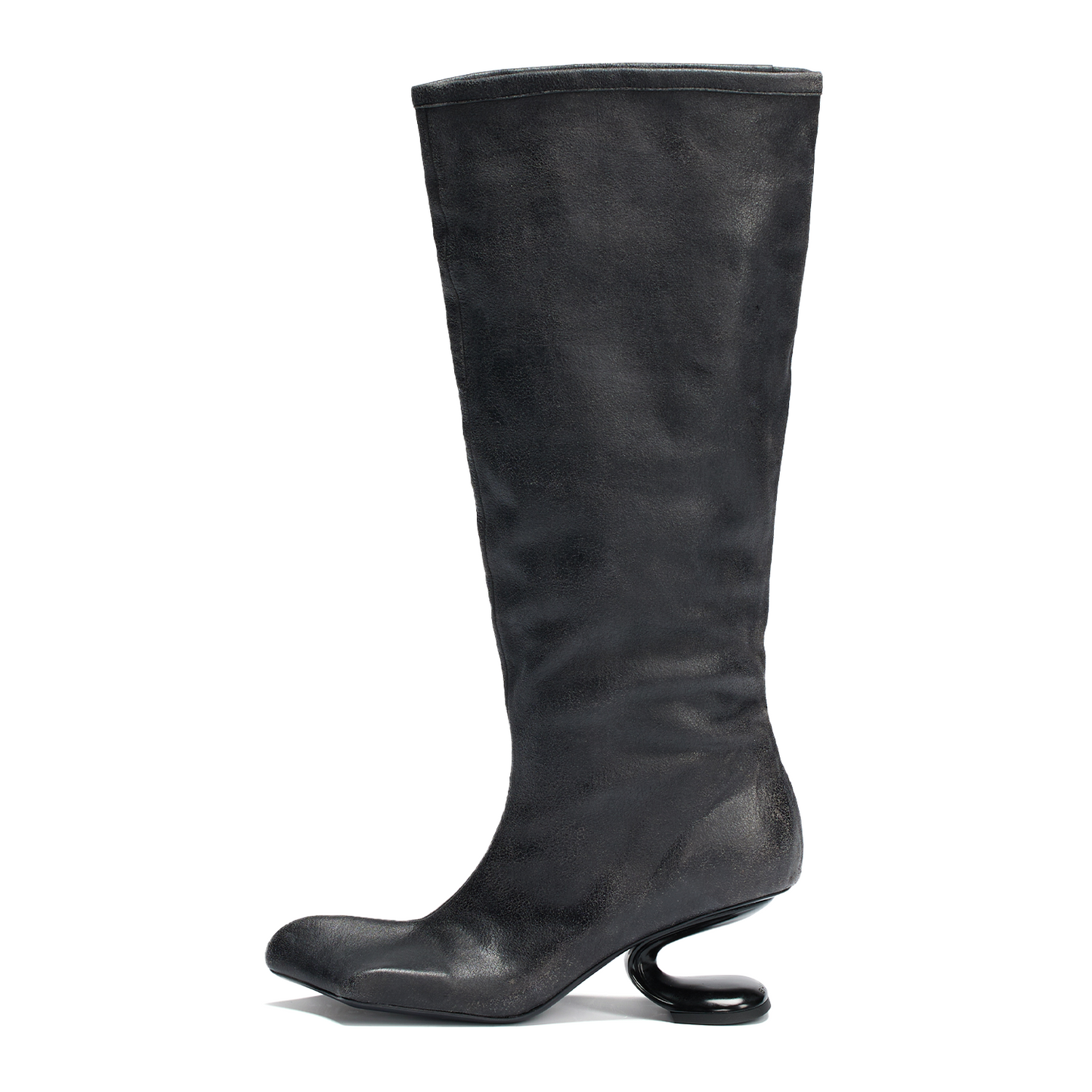 DRAGO WIDE-CALF BOOTS VINTAGE BLACK