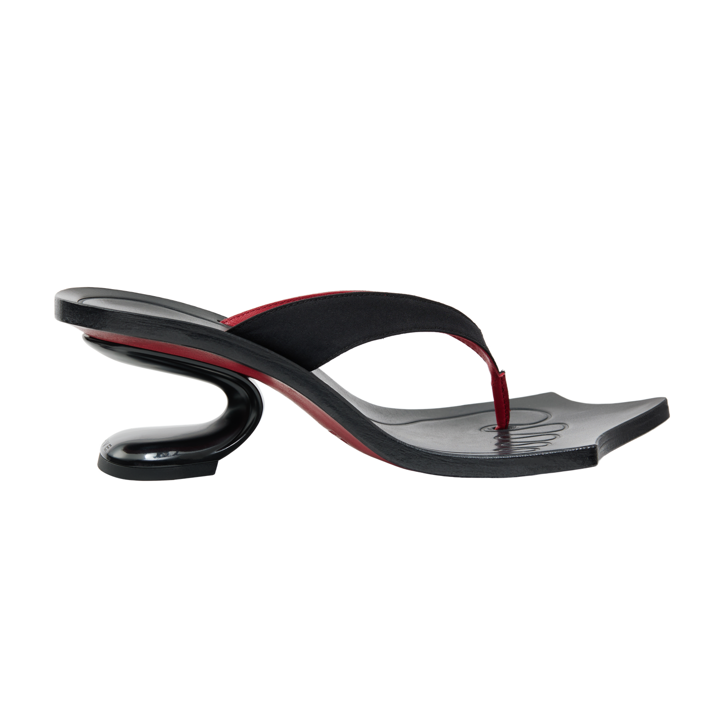 DRAGO SANDALS BLACK&RED
