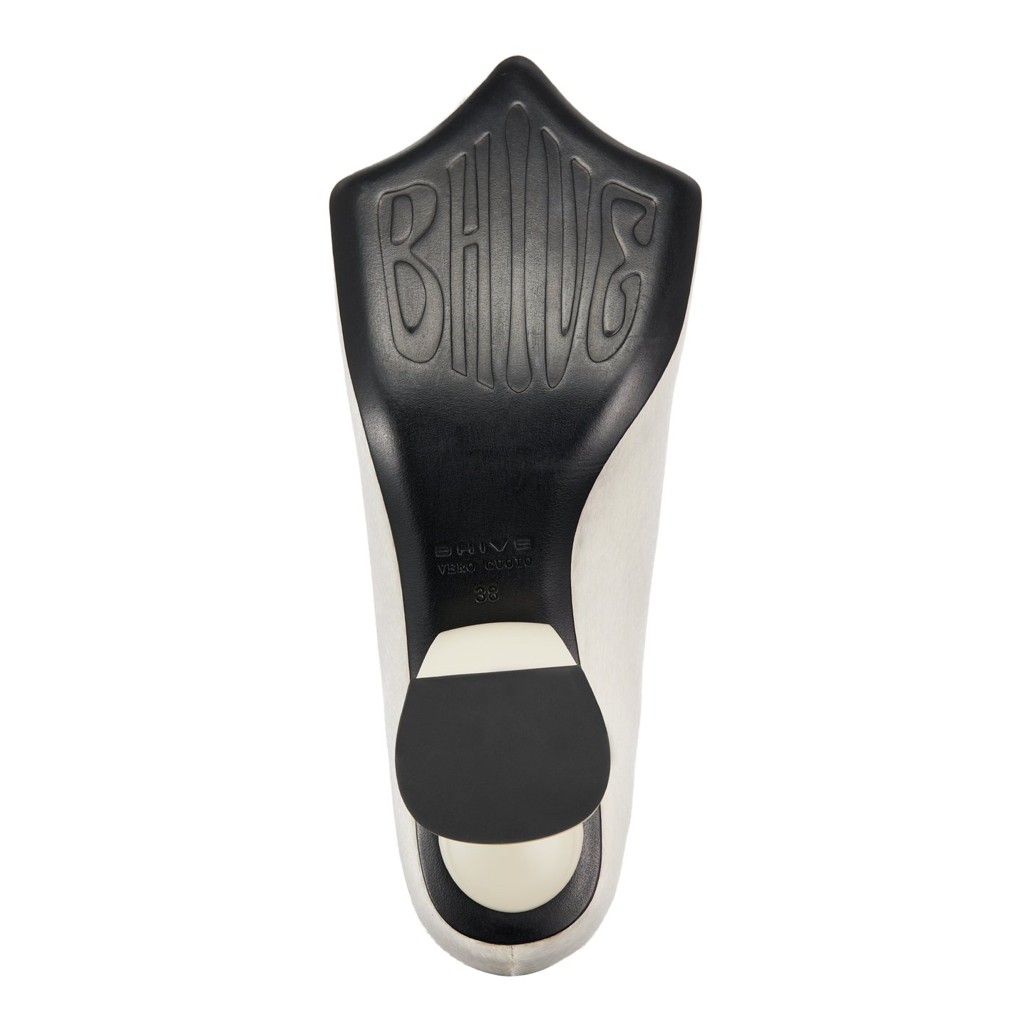 DRAGO MULES WHITE UNSHAVED COWSKIN