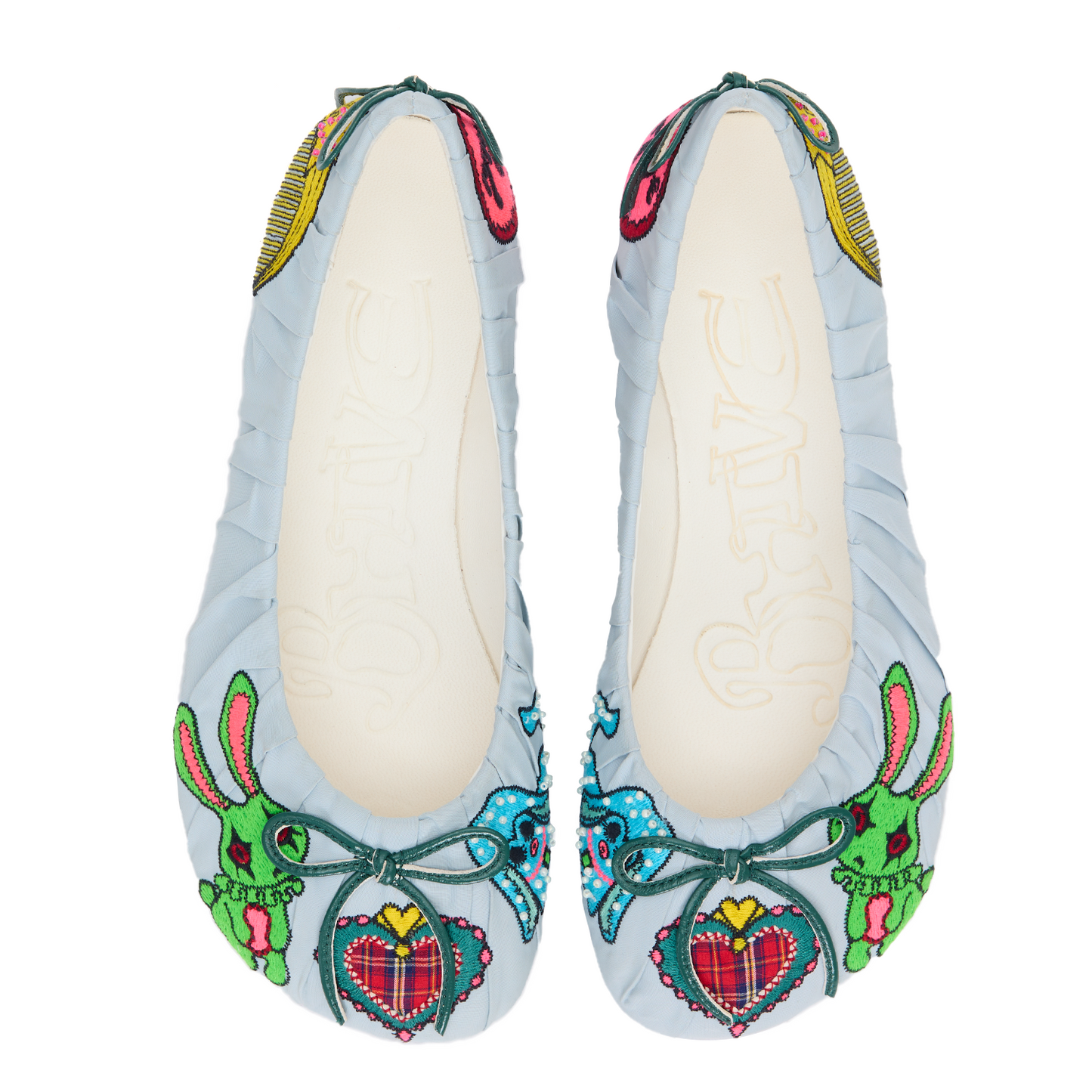 BAGGY BALLET FLATS BABY BLUE