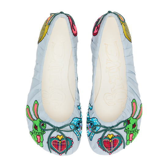 BAGGY BALLET FLATS BABY BLUE