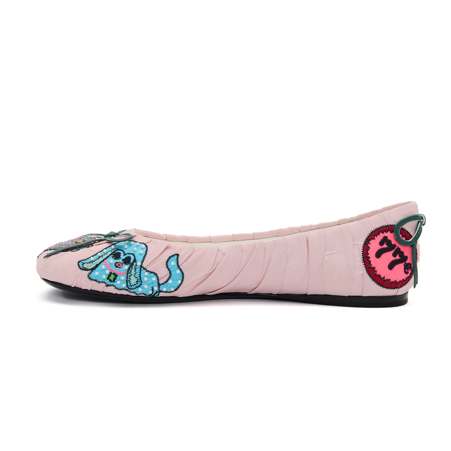 BAGGY BALLET FLATS BABY PINK